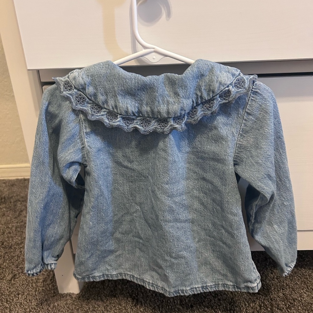Adorable Zara ruffled collar top for toddler girl - Picture 4 of 4